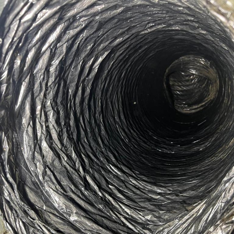 Air duct after cleaning in Sydney