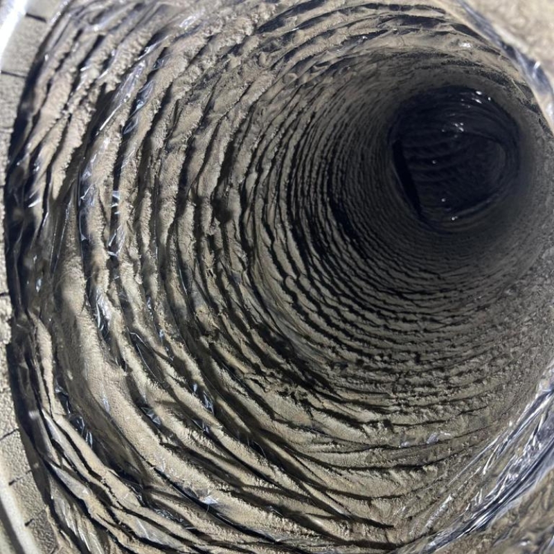 Air duct before cleaning in sydney