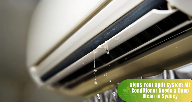 Leaking water from air con due to lack of a deep clean