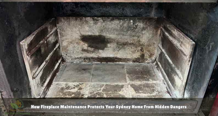 A clean fireplace after maintenance