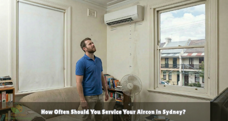 he is facing water dripping problem from his aircon system