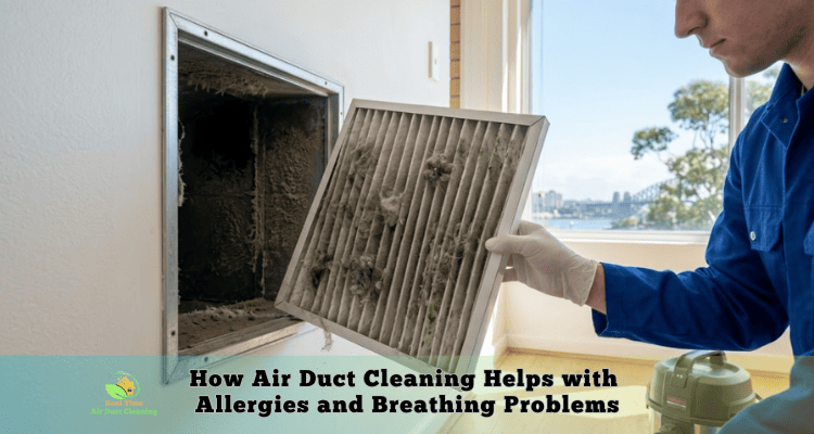 Cleaning a dirty air duct to get health benifits