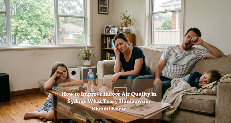 a Sydney family is having health difficulties by poor indoor air quality
