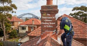 a real time air duct's technician is repairing chimney flashing in sydney