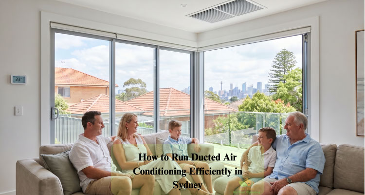 a family is happy with the performance of their ducted air conditioner in sydney