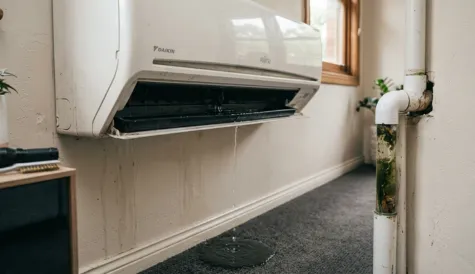 A Blocked Condensate Drain Line