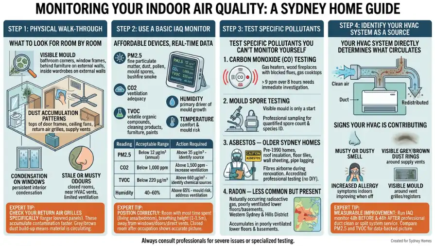 4 Steps to Check Indoor Air Quality in Your Sydney Home