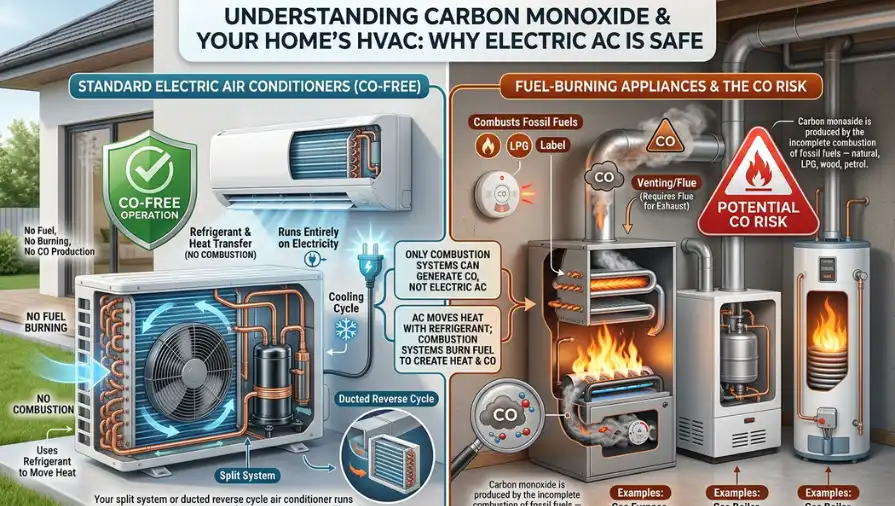 details about can an AC unit produce carbon monoxide