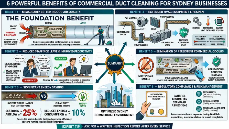 Details about Benefits of Commercial Duct Cleaning