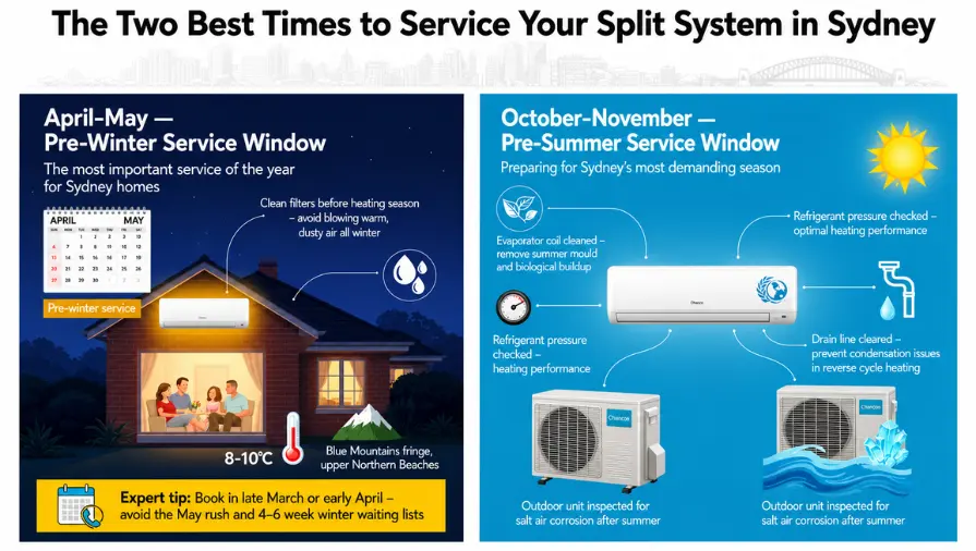 Details About Two Best Times to Service Your Split System