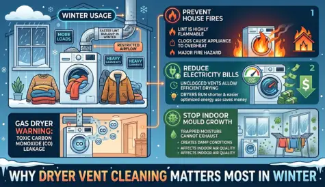 Details About Why Dryer Vent Cleaning Matters Most in Winter